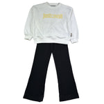Just Cavalli Completo 2 Pezzi Felpa-Pantalone per Bambino JGP26011CF BIANCO/NERO JUST CAVALLI 