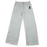 Moschino Jeans Tinta Unita Fantasia A Righe con Girovita Regolabile per Bambino HDP06X BIANCO MOSCHINO 