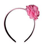 Liu Jo Cerchietto Tinta Unita con Applicazione Fiore per Bambina KA5126 ROSA LIU JO 