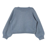 LIU JO maglia girocollo tinta unita lurex Blu per Neonata KF4075N BLU LIU JO 