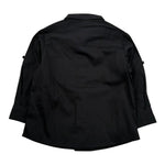 Daniele Alessandrini Camicia Tinta Unita con Logo per Bambino 1295C0778 NERO DANIELE ALESSANDRINI 