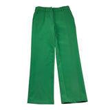 Manila Grace Pantalone Tinta Unita con Elastico In Vita per Bambina DBIEI VERDE MANILA GRACE 
