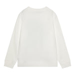 Stella Mccartney Felpa Girocollo Tinta Unita con Stampa per Bambina TW4A80 BIANCO STELLA McCARTNEY 
