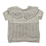 Wedoble T-Shirt Tinta Unita con Colletto Traforato per Neonata V2506302B BEIGE WEDOBLE 