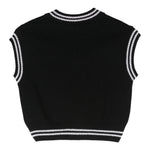 ELISABETTA FRANCHI gilet in maglia scollo a v tinta unita Nero per Bambina EFMA153XX NERO ELISABETTA FRANCHI 