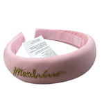 Moschino Cerchietto Tinta Unita con Stampa per Bambina HDX01N ROSA MOSCHINO 