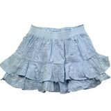 Saint Barth Gonna Tinta Unita con Balze per Bambina EIV002 AZZURRO SAINT BARTH 