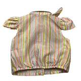 Miss Grant Camicia Mezza Manica Fantasia A Righe per Neonata MG1290 MULTICOLOR MISS GRANT 