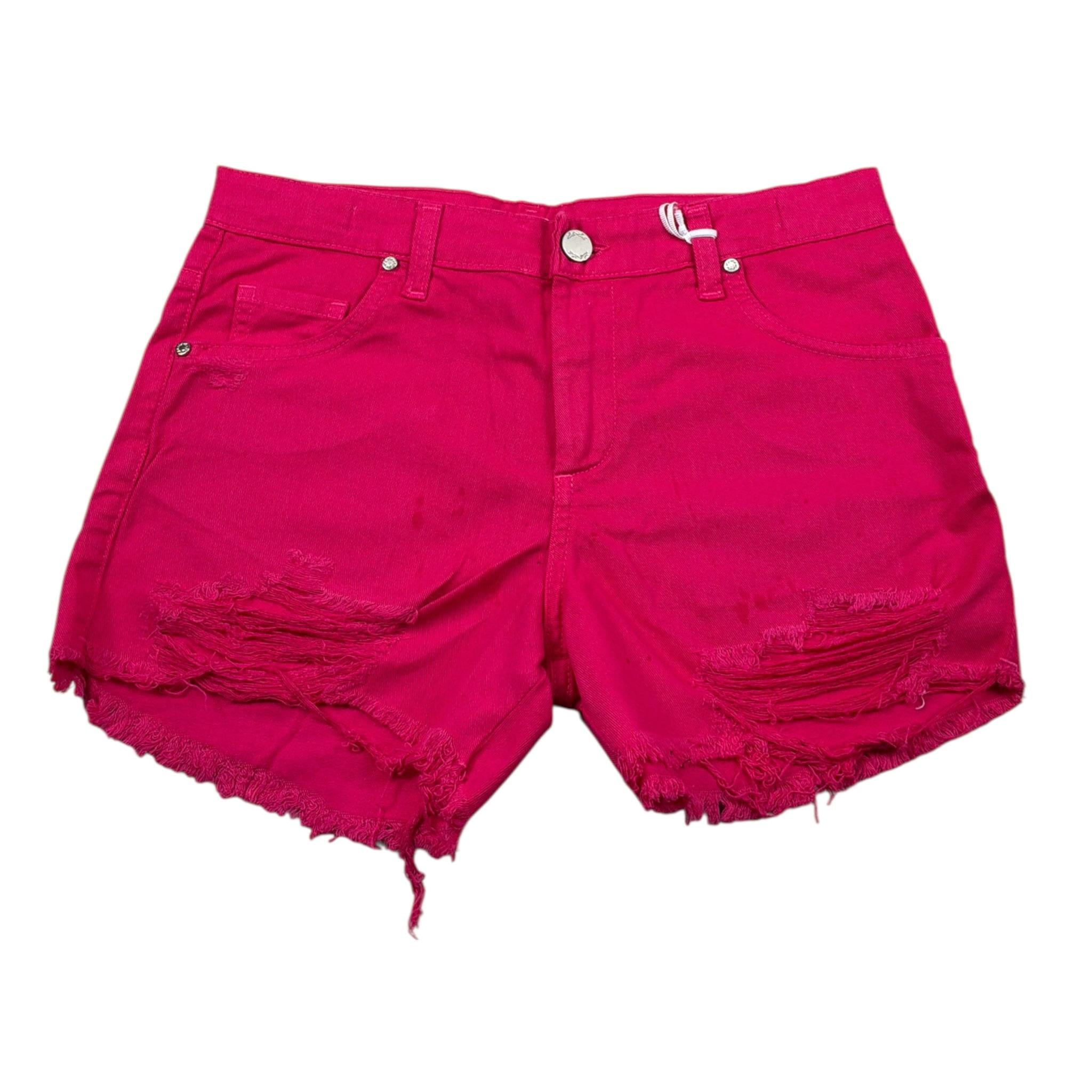 Lu Lu By Miss Grant Short tinta unita con Girovita Regolabile Fuxia per Bambina LL2605 FUXIA LU LU BY MISS GRANT 