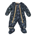 K-WAY eskimo tinta unita con cappuccio e fantasia Blu per Neonato K71381W BLU K-WAY 