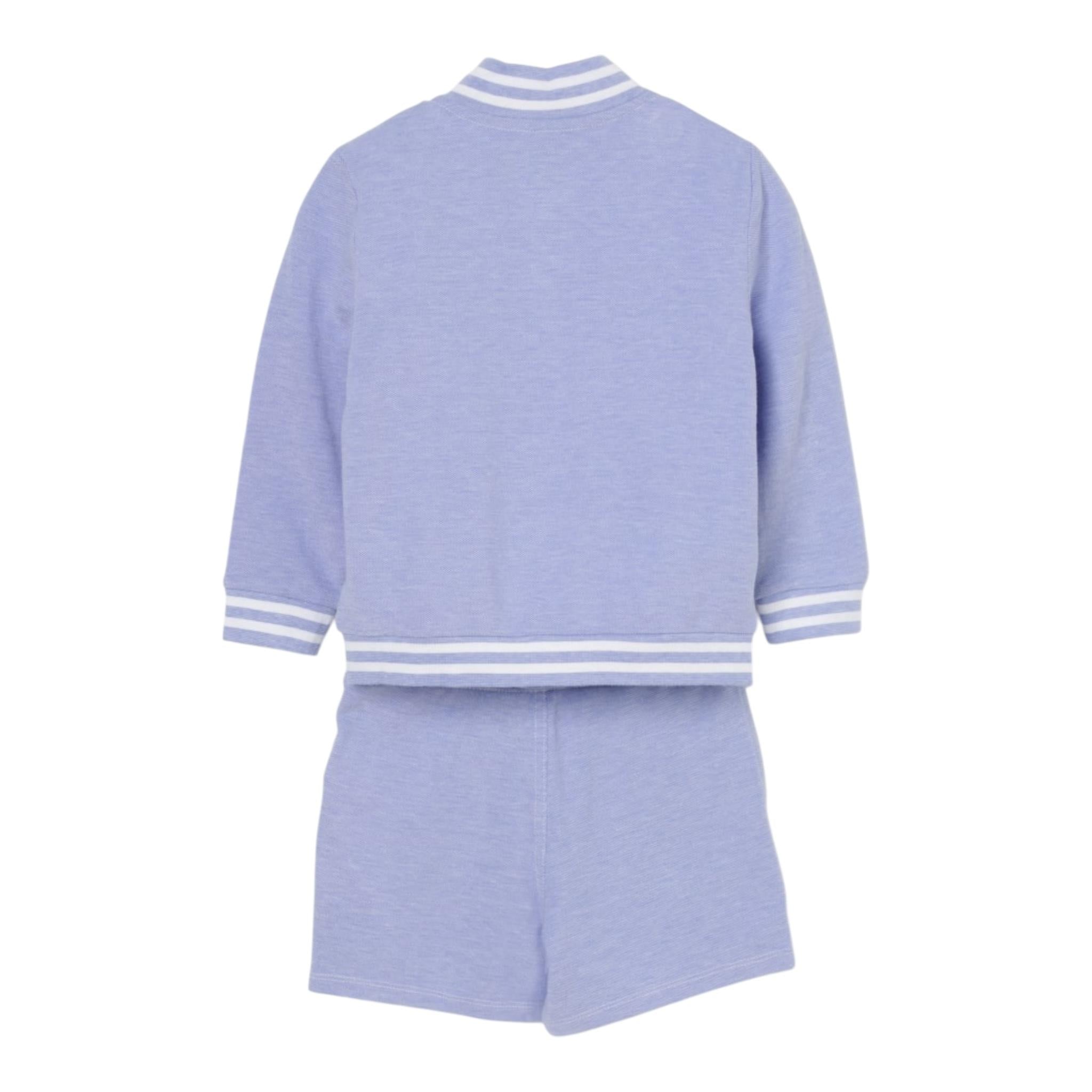 Ralph Lauren Completo 2 Pezzi Bermuda-Felpa Tinta Unita per Neonato 320966894001 AZZURRO RALPH LAUREN 