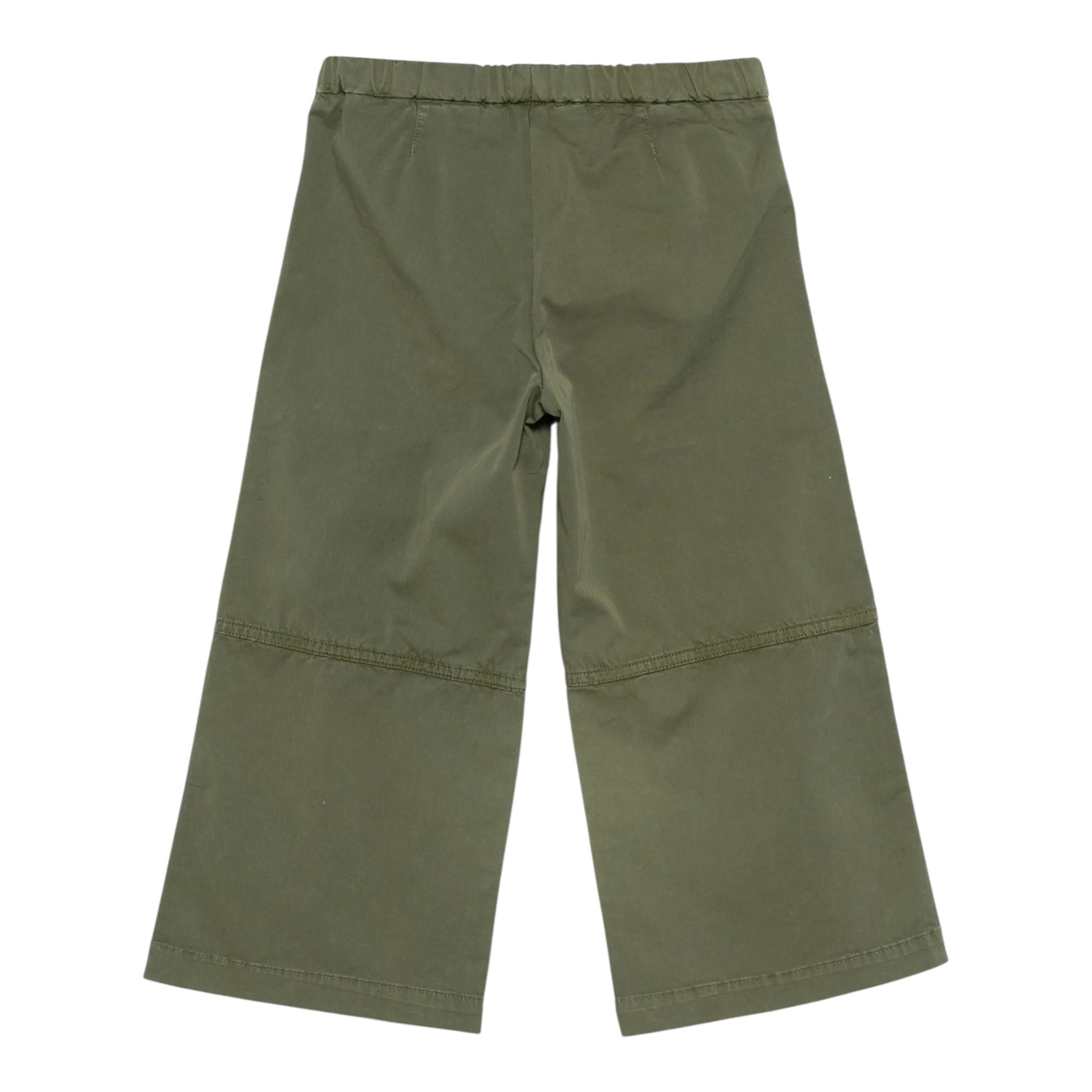 Il Gufo Pantalone Tinta Unita con Elastico In Vita per Bambino P25PL448C6074 VERDE IL GUFO 