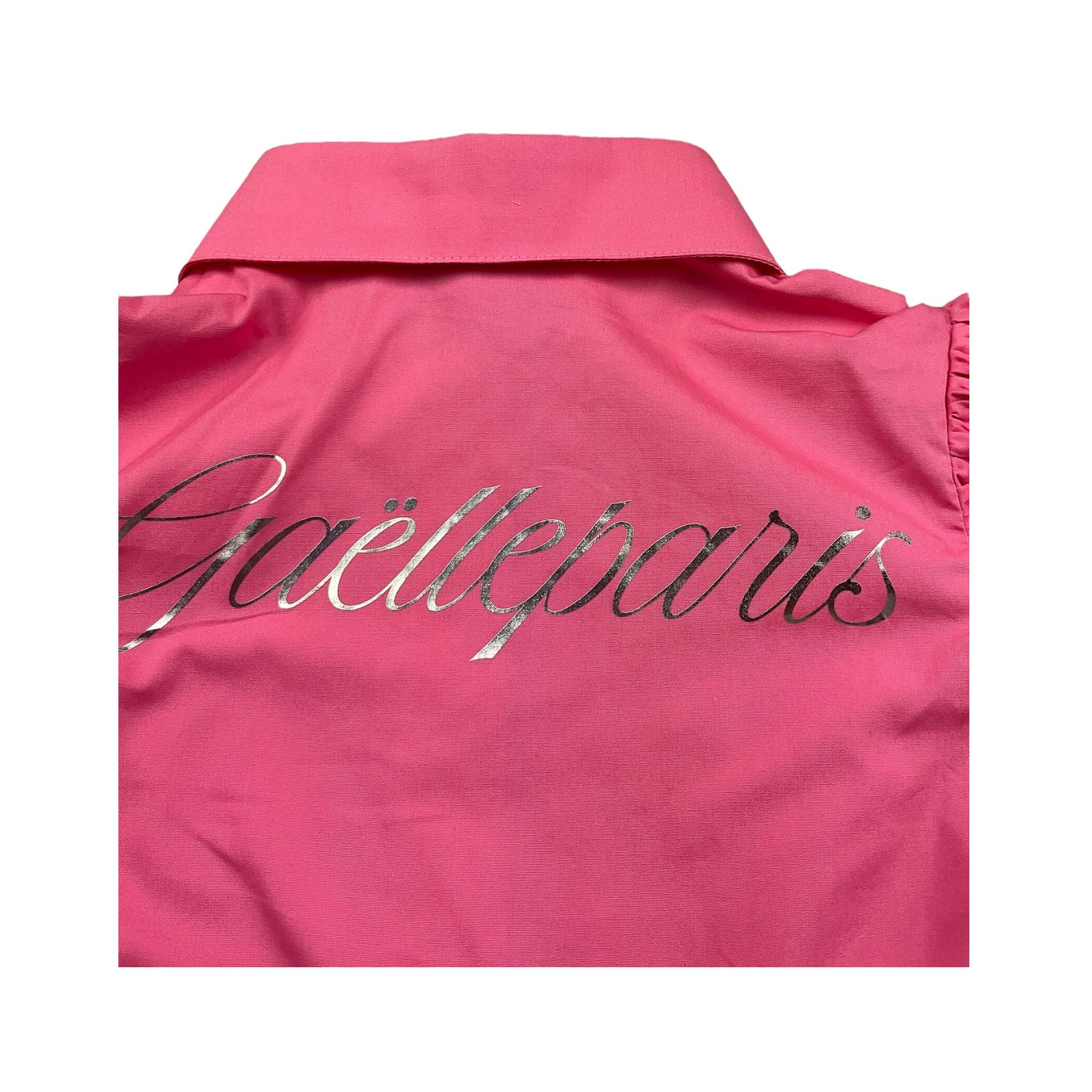 Gaelle Camicia Mezza Manica Tinta Unita con Logo per Bambina 2746CY00442 ROSA GAELLE 