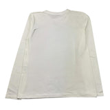 JANICE shirt girocollo tinta unita con stampa in contrasto Panna per Bambina JN554R PANNA JANICE 