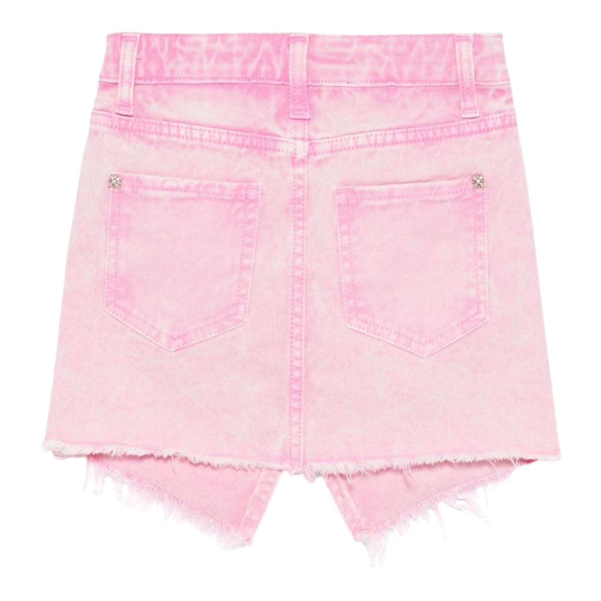 John Richmond Gonna In Denim Tinta Unita per Bambina RGP25161GO ROSA JOHN RICHMOND 