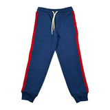 Trussardi Pantalone Tuta Tinta Unita con Profili In Contrasto per Bambino TBP26054PA BLU TRUSSARDI 