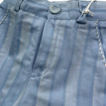 Manuel & Frank Bermuda Tinta Unita con Elastico In Vita E Fantasia per Neonato MF2183I AZZURRO MANUEL & FRANK 