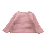 Isi Baby Cardigan In Filo Tinta Unita per Neonata SCCI127GFMM ROSA ISI BABY 
