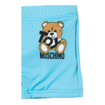 Moschino Costume Tinta Unita con Logo per Neonato MZL006 AZZURRO MOSCHINO 