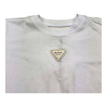 Yes London T-Shirt Girocollo Tinta Unita con Logo per Bambino JR2140 BIANCO YES LONDON 