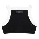 Balmain Top Tinta Unita con Profili In Contrasto per Bambina BW8B52 NERO BALMAIN 