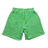 Fun & Fun Short Tinta Unita Con Elastico In Vita Verde Per Bambina