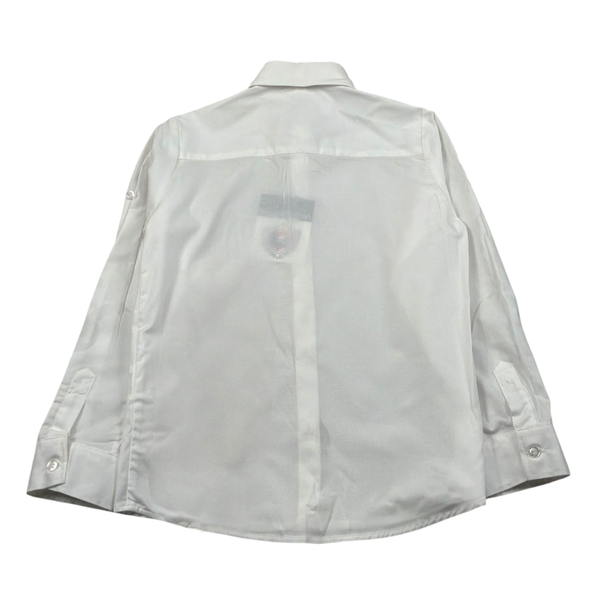 New Gereration Camicia Manica Lunga tinta unita con Papillon Bianco per Bambino 51150 BIANCO NEW GERERATION 