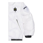 BLAUER giubbino tinta unita con cappuccio e profili in contrasto Bianco per Bambino 24WBLC03066 BIANCO BLAUER 
