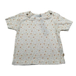 Bamboom+Babies T-Shirt Girocollo Tinta Unita con Stampa per Neonata 424 PANNA BAMBOOM+BABIES 