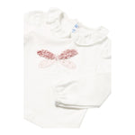 MAYORAL shirt girocollo tinta unita con stampa in contrasto Bianco per Neonata 2047 BIANCO MAYORAL 
