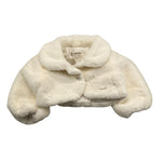 LALALU' giacca tinta unita in pelliccia Panna per Neonata GIL009N PANNA LALALU' 