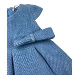 JANICE abito mezza manica tinta unita Azzurro per Neonata JN655N AZZURRO JANICE 