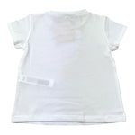 Liu Jo T-Shirt Girocollo Tinta Unita con Brillantini per Bambina KA5094JX BIANCO LIU JO 