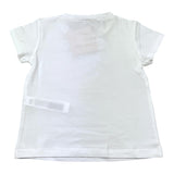 Liu Jo T-Shirt Girocollo Tinta Unita con Brillantini per Bambina KA5094JX BIANCO LIU JO 