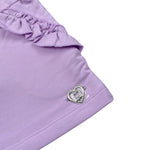 Liu Jo Short Tinta Unita con Logo per Neonata KA5083XXN LILLA LIU JO 