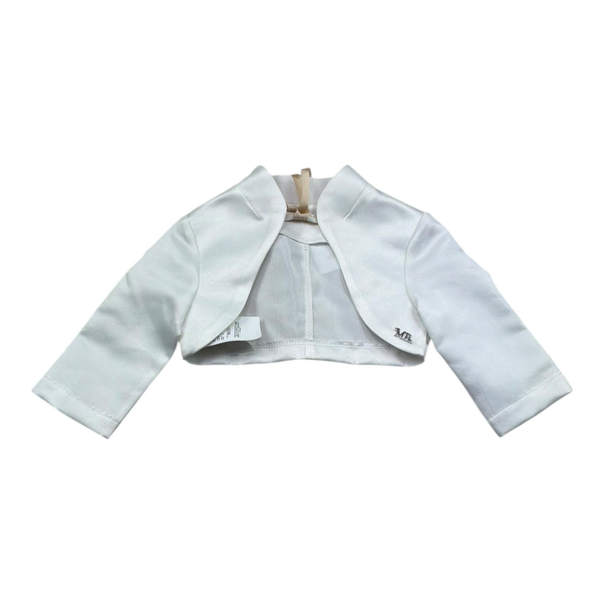 Meilisa Bai Coprispalle Tinta Unita per Neonata FL6284N BIANCO MEILISA BAI 