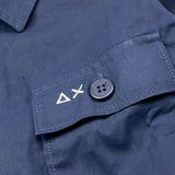 Sun68 Camicia Manica Lunga Tinta Unita per Bambino CPS35313 BLU SUN68 