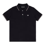Emporio Armani Polo Mezza Manica Tinta Unita per Bambino 8N4FB3X BLU EMPORIO ARMANI 