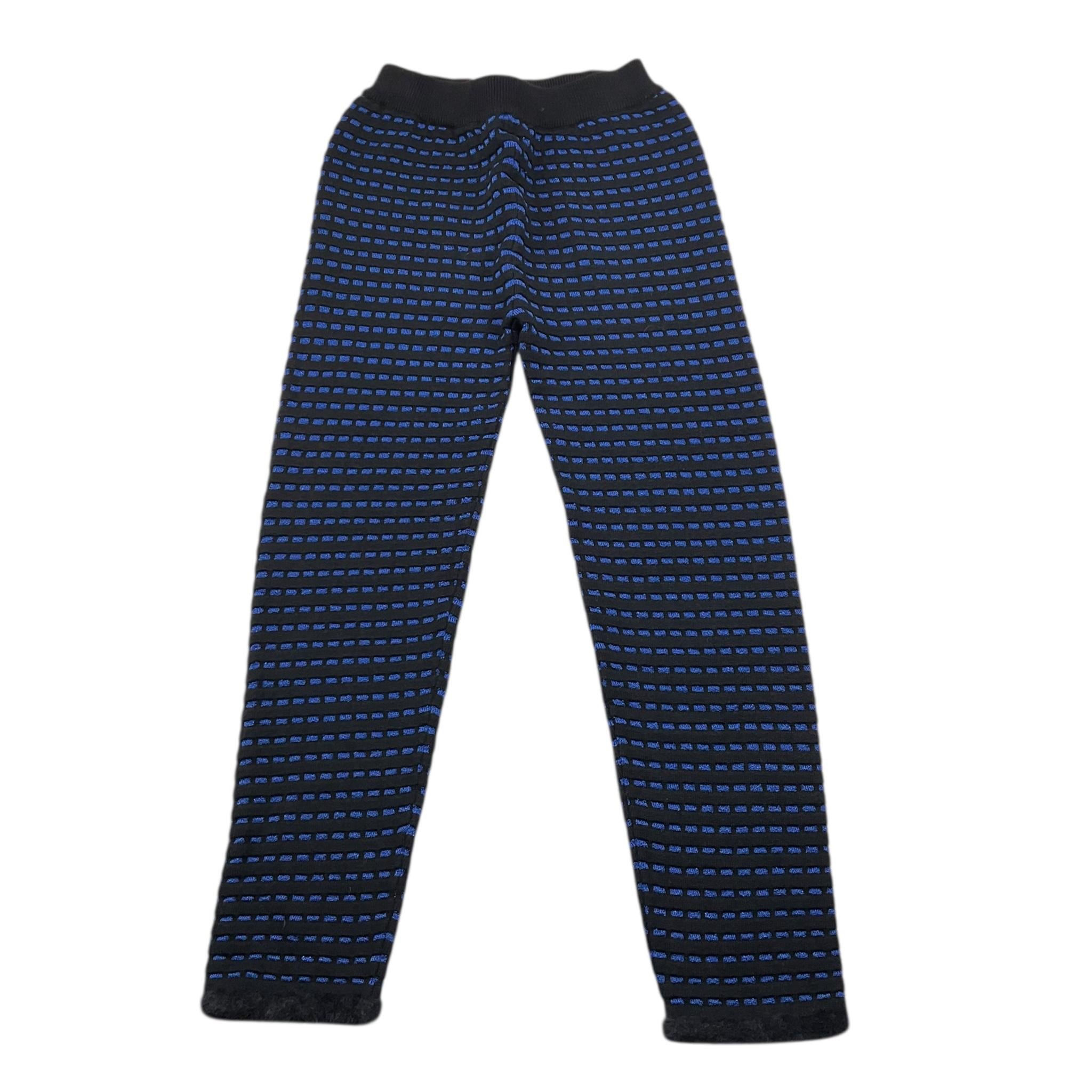GENNY PRINCESS pantalone tinta unita bicolore Nero per Bambina YFPA002 NERO GENNY PRINCESS 