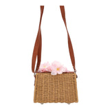 Monnalisa Borsa Tinta Unita con Applicazioni per Bambina 19E000 BEIGE MONNALISA 