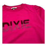 DIXIE felpa chiusa girocollo tinta unita Fuxia per Bambina LB01040G34 FUXIA DIXIE 