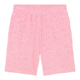 Marc Jacobs Short Tinta Unita Con Elastico In Vita Logato Rosa Per Bambina