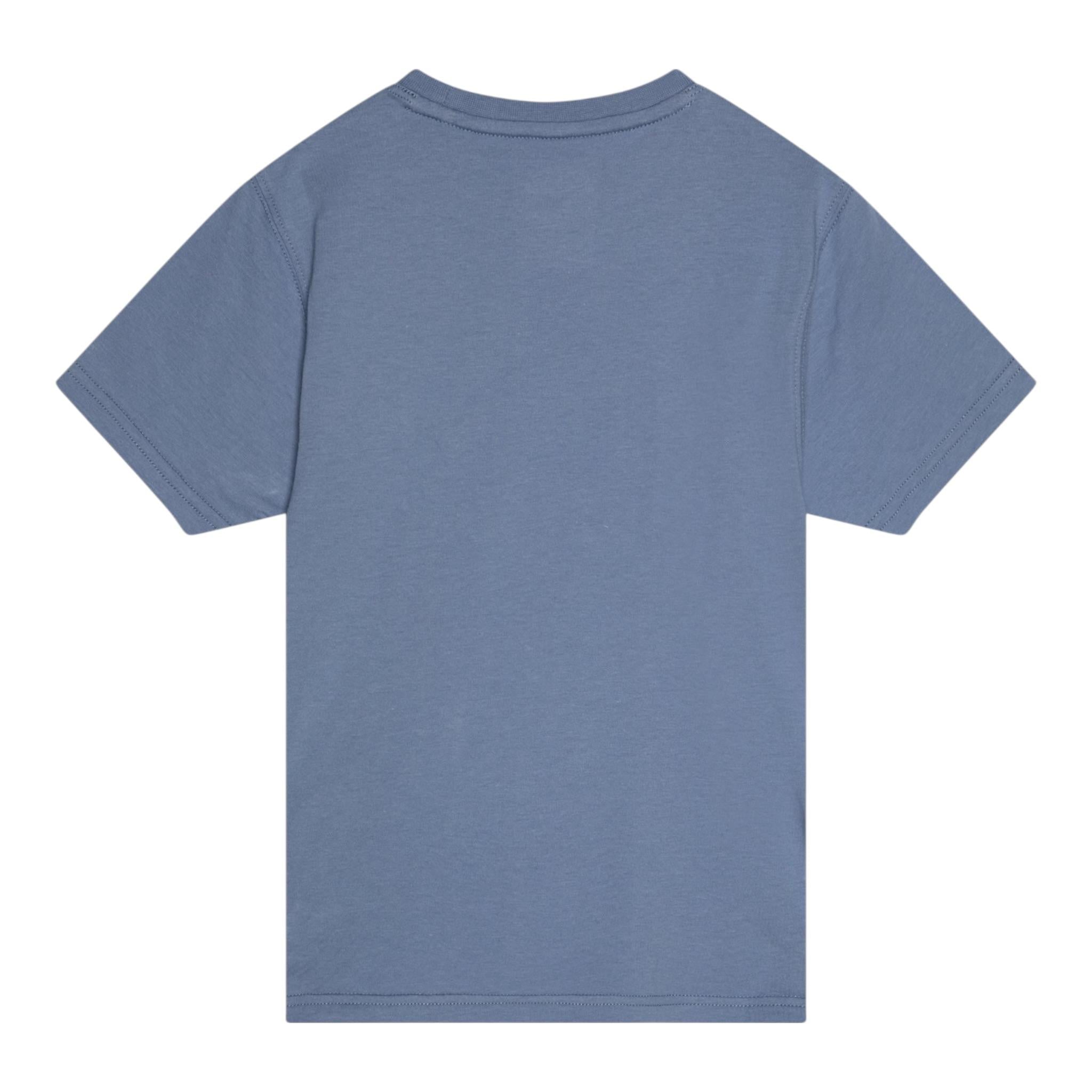 Dickies T-Shirt Girocollo tinta unita con Logo Azzurro per Bambino 520049816800100 AZZURRO DICKIES 