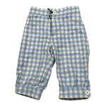 Colori Chiari Completo 2 Pezzi Camicia-Pantalone Bicolore con Fantasia A Quadri Bianco/Azzurro per Neonato MN403080 BIANCO/AZZURRO COLORI CHIARI 