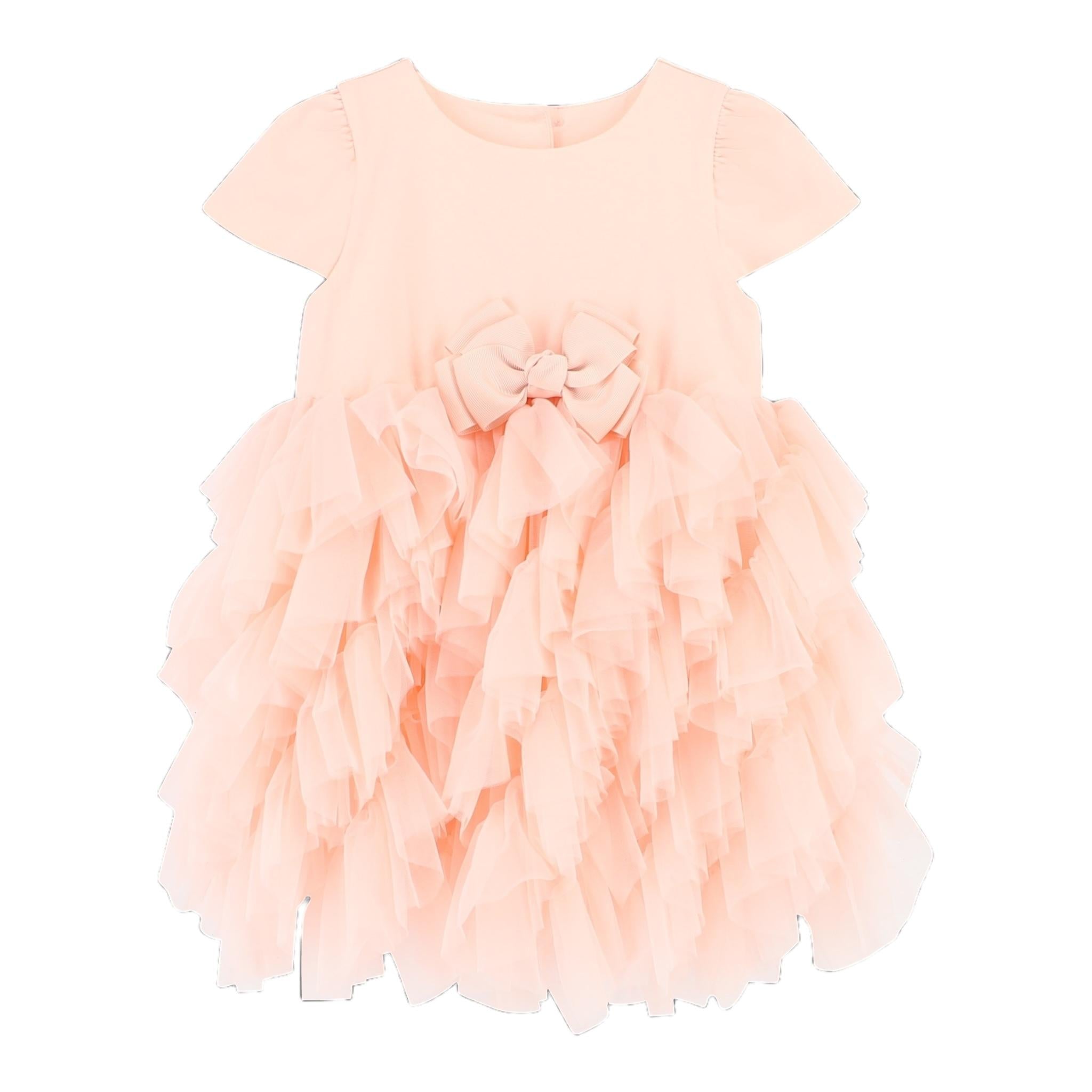 Angel'S Face Abito Tinta Unita con Tulle per Bambina MILLE ROSA ANGEL'S FACE 