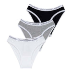 Ralph Lauren Set 3 Slip Tricolore per Bambina 4P5019 GRIGIO RALPH LAUREN 