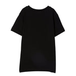 N°21 T-Shirt Tinta Unita Girocollo con Stampa per Bambino N21173 NERO N°21 