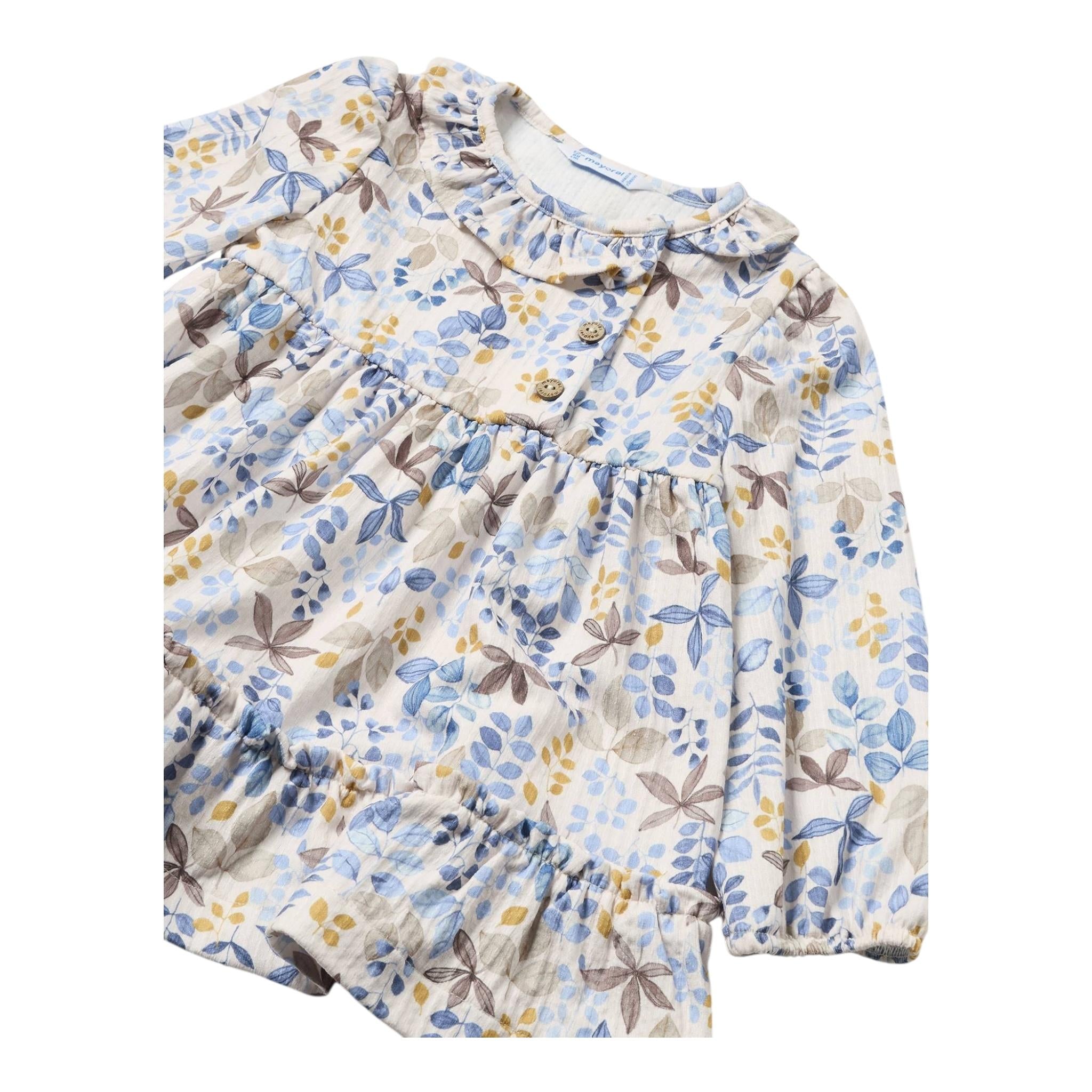 MAYORAL abito manica lunga tinta unita stampa fantasia Beige per Neonata 2914 BEIGE MAYORAL 