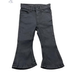 DONDUP pantalone tinta unita modello zampa Nero per Neonata DFPA105N NERO DONDUP 
