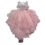 Isabel Couture Abito Cerimonia Giromanica con Brillantini per Bambina 25C432B ROSA ISABEL COUTURE 